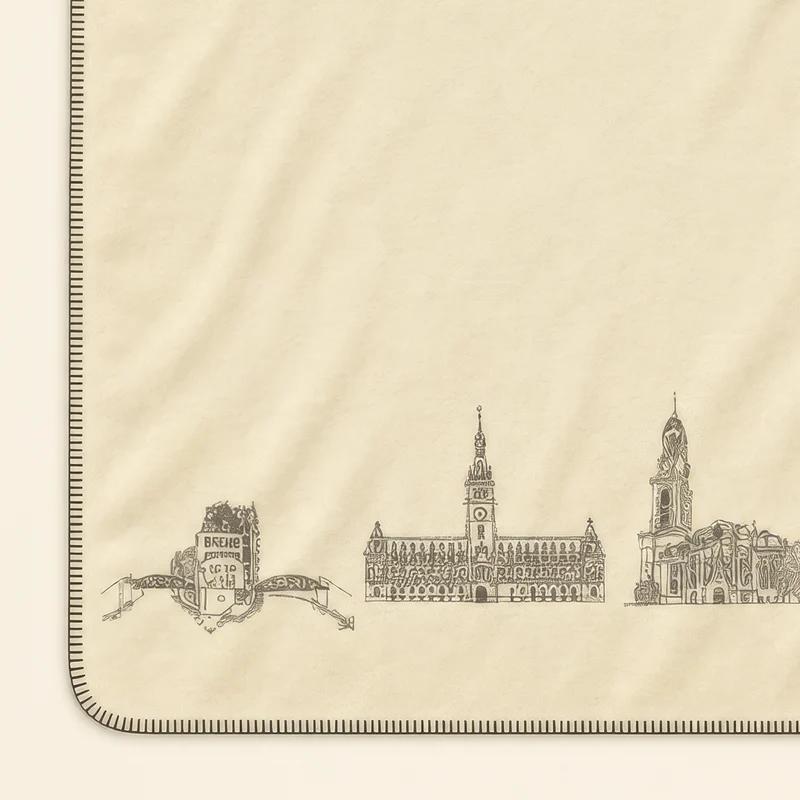 Hamburg Kuscheldecke - Kolter 150 × 200 cm | Made in Germany