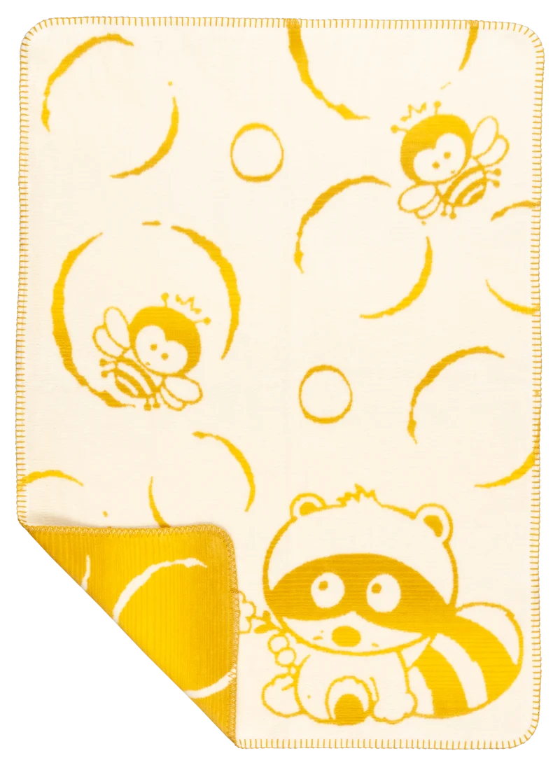 Bubbles Babydecke – Bio-Baumwolldecke 75 × 100 cm in 4 Farben | Richter