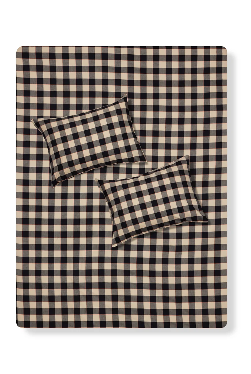 Glen Lodge 'Bernina Check' Yarn-Dyed Cotton Bedding