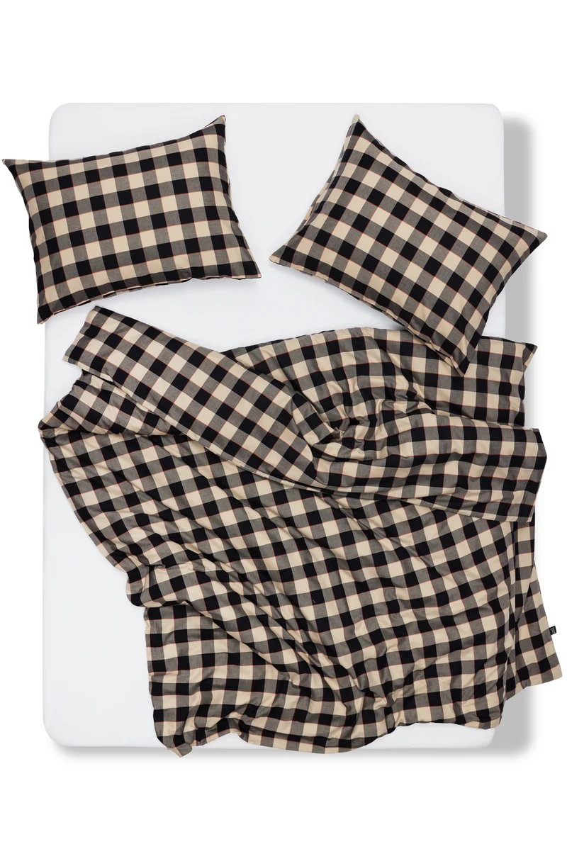Glen Lodge 'Bernina Check' Yarn-Dyed Cotton Bedding
