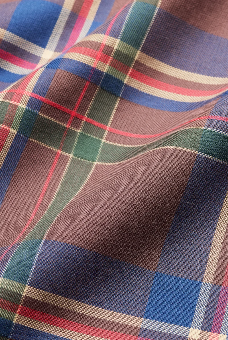 Glen Lodge 'Maloja Check' Yarn-Dyed Cotton Bedding