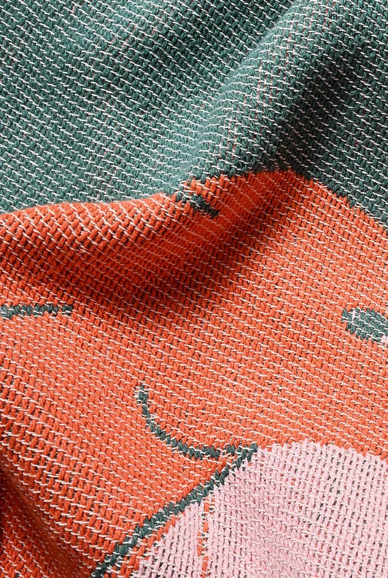 Cotton Beach Towel or Mini Blanket “Hiding” by Zoé Coulon