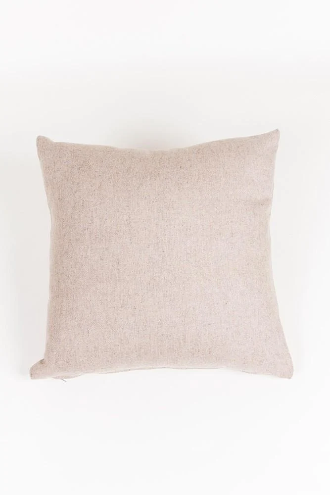 Recycled Wool Pillows & Floor Cushions "Clyde" - Sand