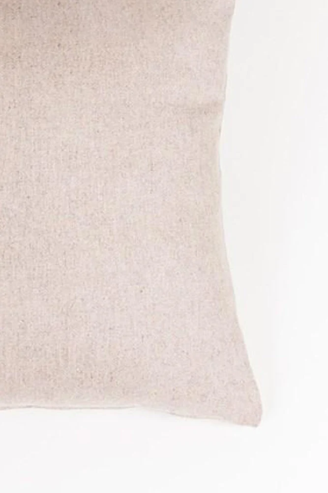 Recycled Wool Pillows & Floor Cushions "Clyde" - Sand