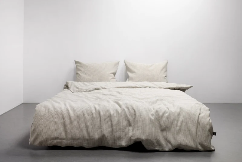 Linen Cotton Bedding "Casa Mare" in Como Stripe