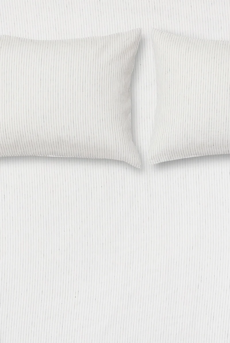 Linen Cotton Bedding "Casa Mare" in Rimini Stripe