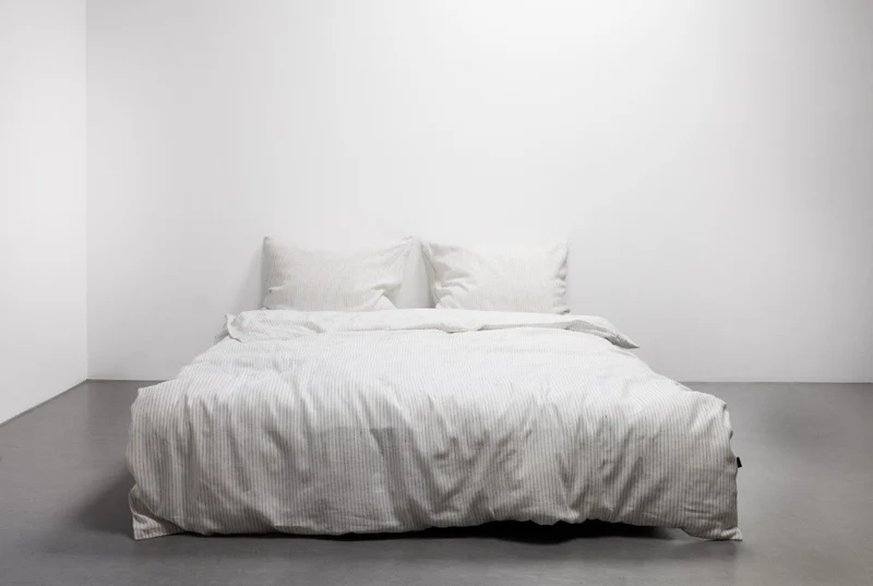 Linen Cotton Bedding "Casa Mare" in Rimini Stripe