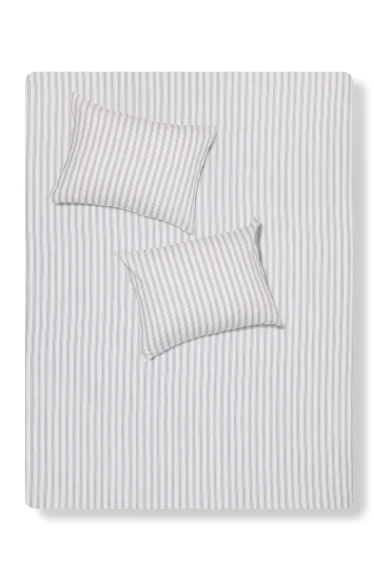 Cotton Bedding "Casa Mare" in San Marino Blue Stripe
