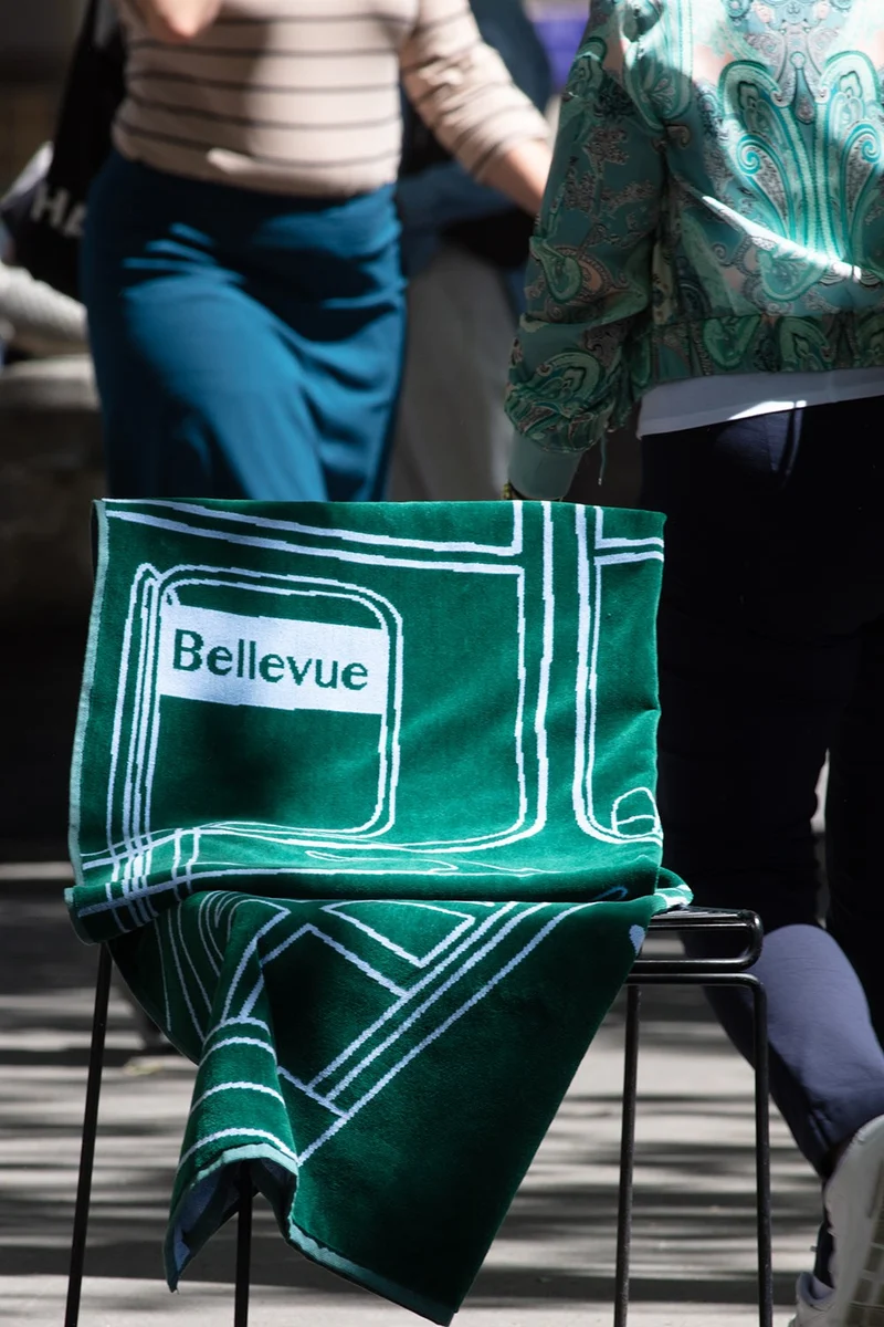 Beach Towel “Bellevue” by Jade Comiskey - NZZ Bellevue x ZigZagZurich