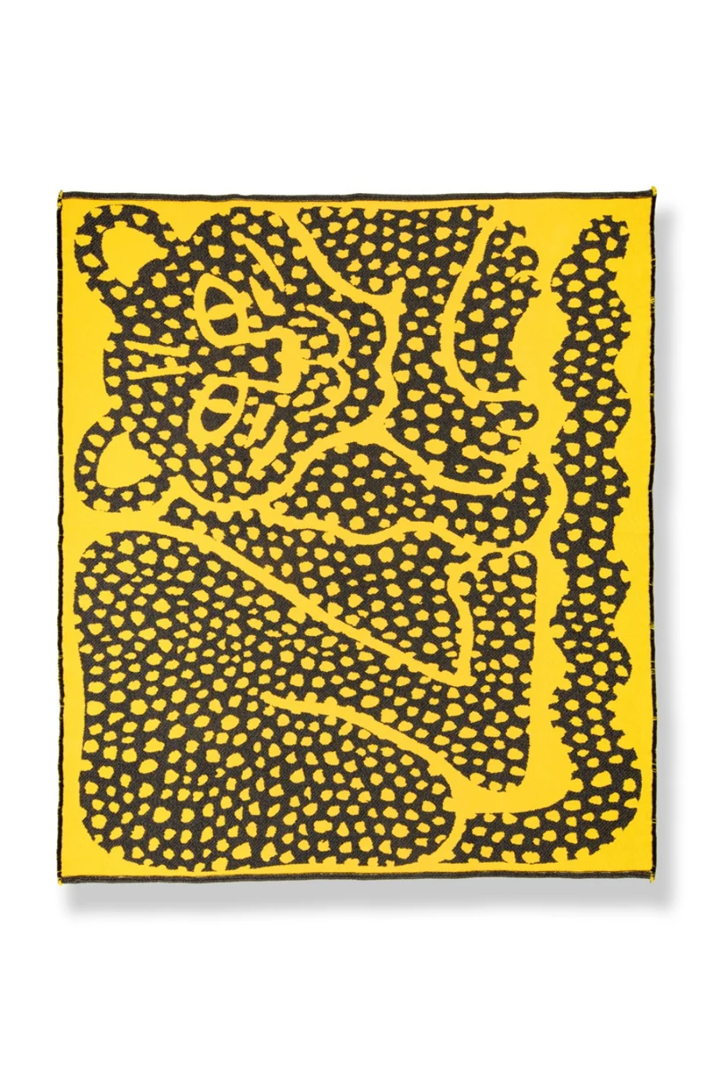 Locarno Film Festival Cotton Blanket “Dotty Leopard” by Jody Barton