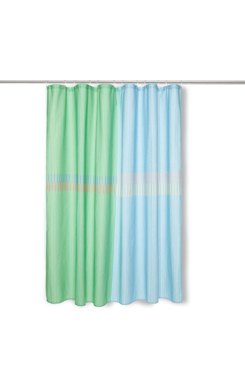 Artist Cotton Shower Curtain "RGB" by Christoffer Joergensen