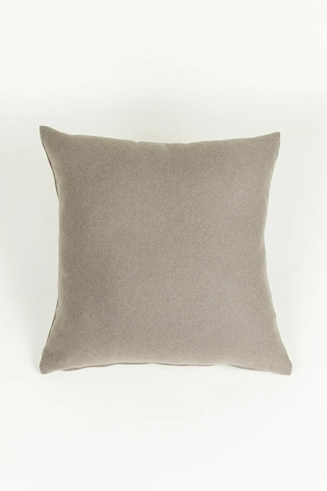 Recycled Wool Pillows & Floor Cushions "Bonnie" - Taupe