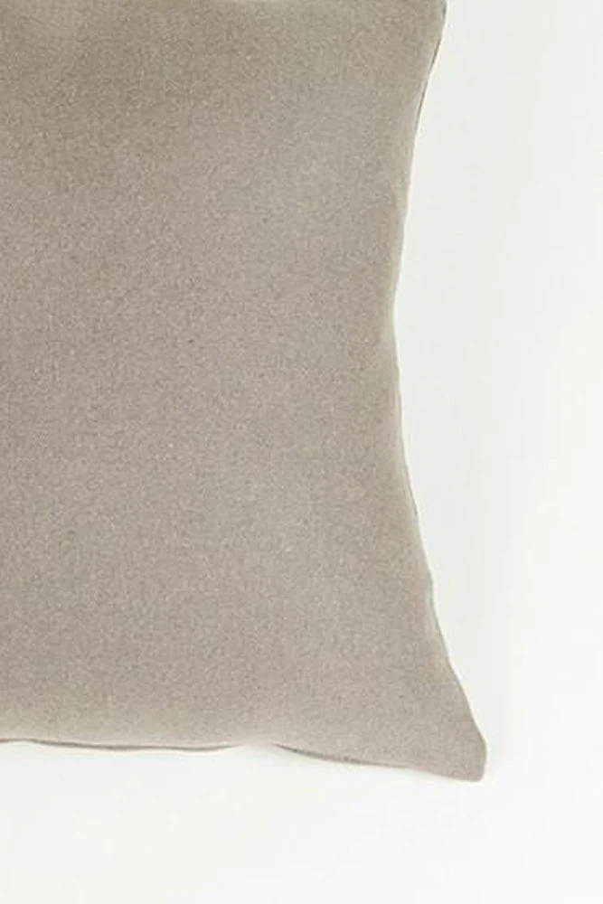 Recycled Wool Pillows & Floor Cushions "Bonnie" - Taupe