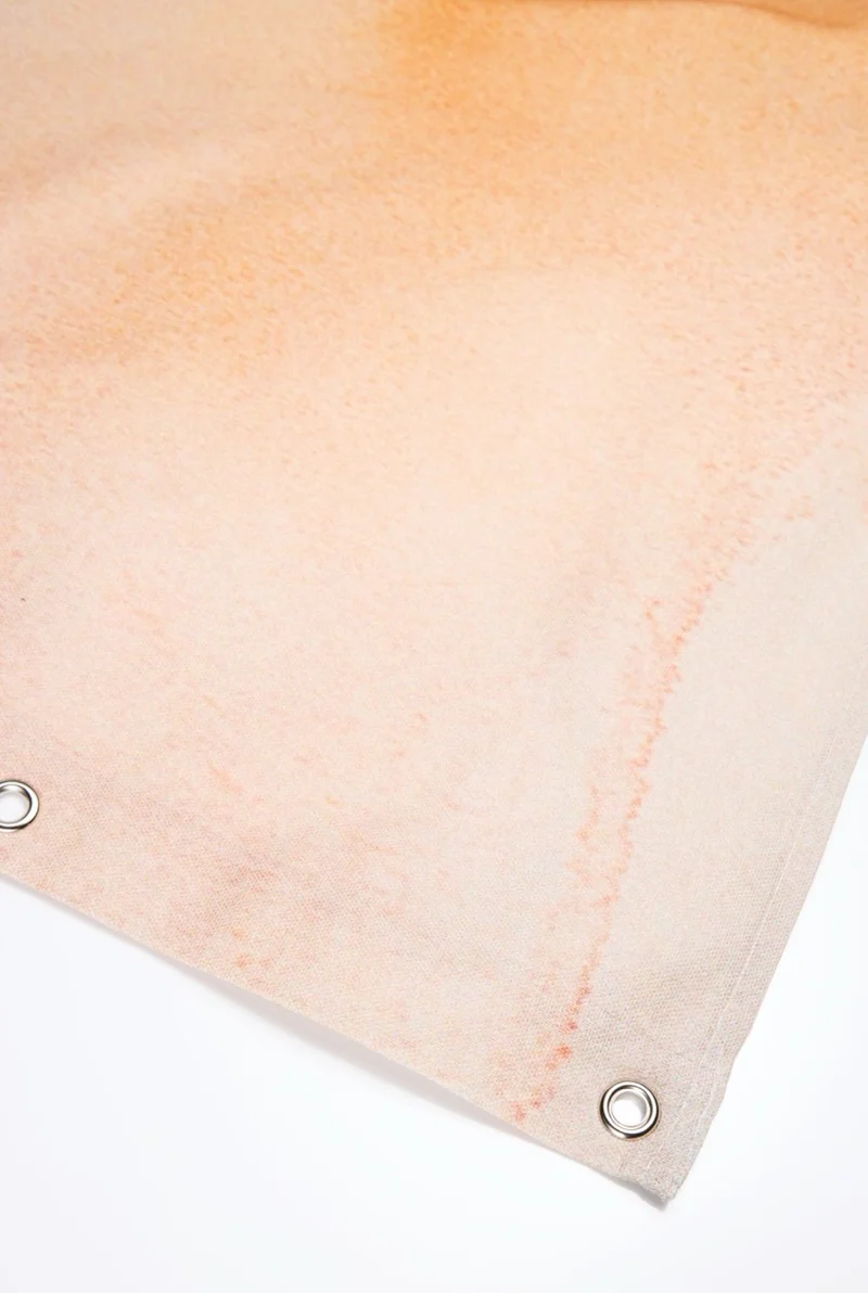 Artist Cotton Shower Curtain "Washed Out" by Dario Cortese