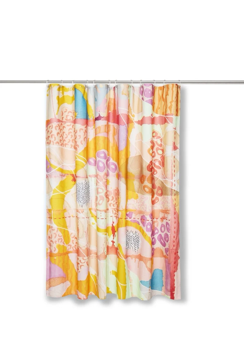 Artist Cotton Shower Curtain "What Happened to Hope" by Jillian Knipe