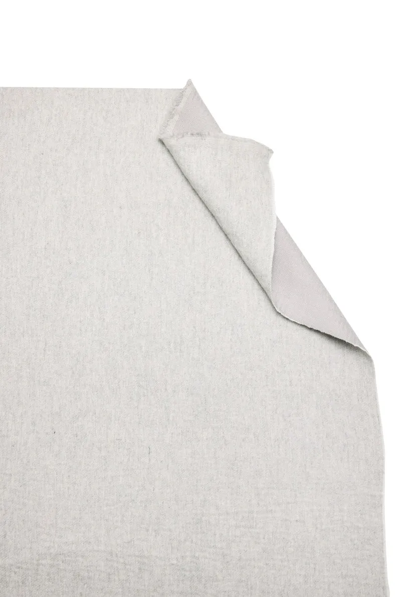 Cashmere Cotton Curtains in Light Grey Color
