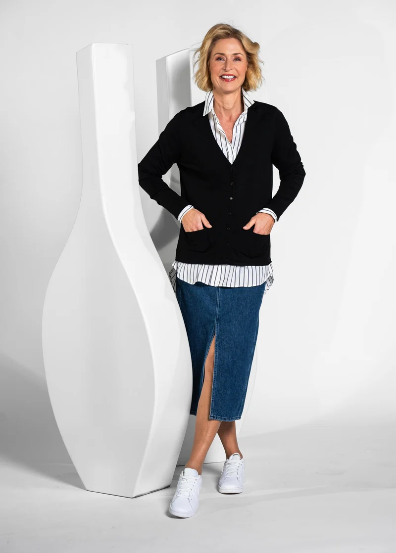 Ganzjahres NOS V-Cardigan, 1/1