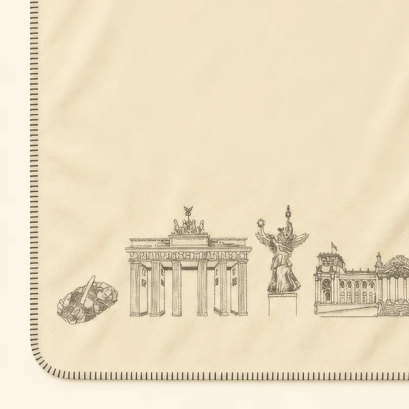 Berlin Kuscheldecke - Kolter 150 × 200 cm | Made in Germany
