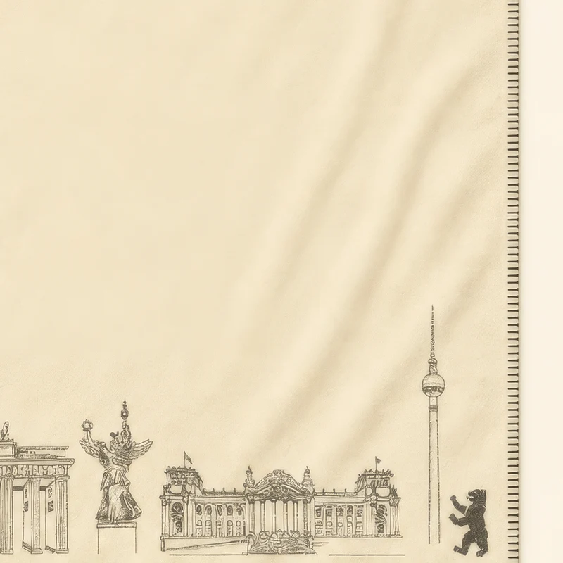 Berlin Kuscheldecke - Kolter 150 × 200 cm | Made in Germany
