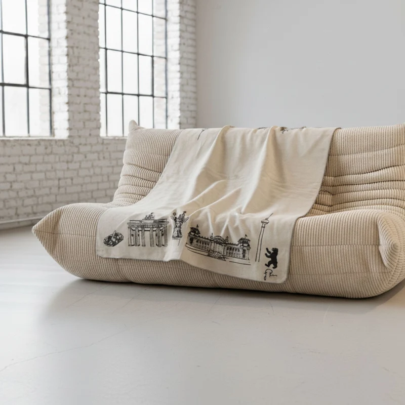 Berlin Kuscheldecke - Kolter 150 × 200 cm | Made in Germany