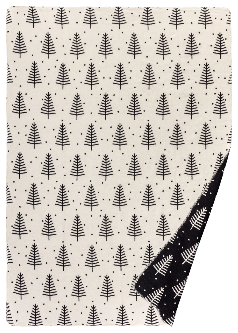 Niclas Kuscheldecke Black – Bio-Baumwolldecke 150 × 200 cm | Richter
