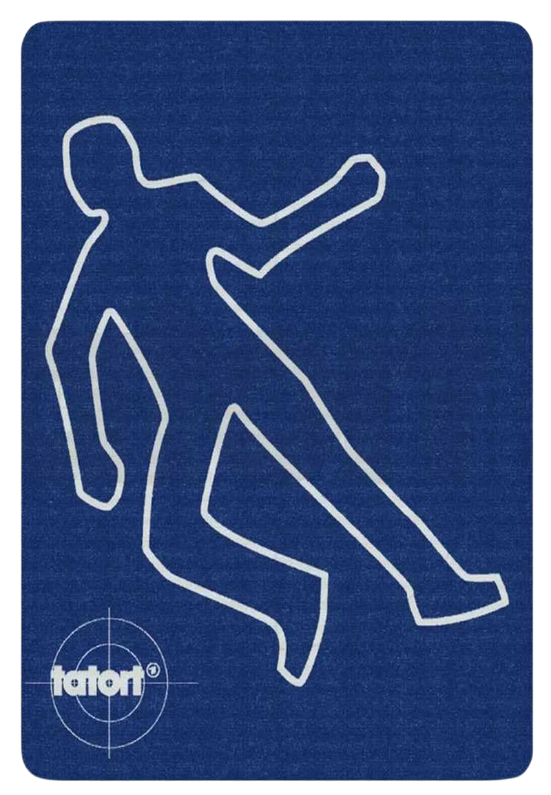 Tatort Kuscheldecke – Wohndecke 150 × 200 cm | Made in Germany