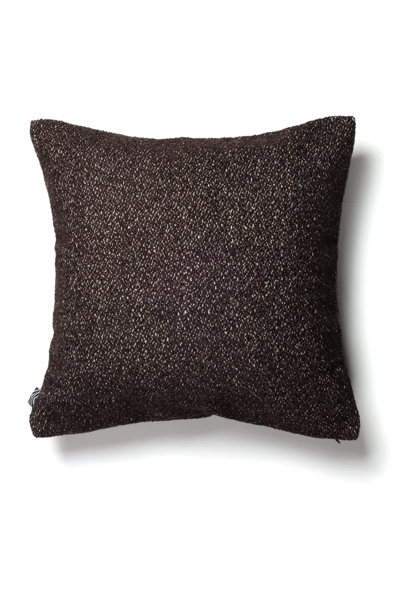 Structure Cushion "Genki" - Espresso