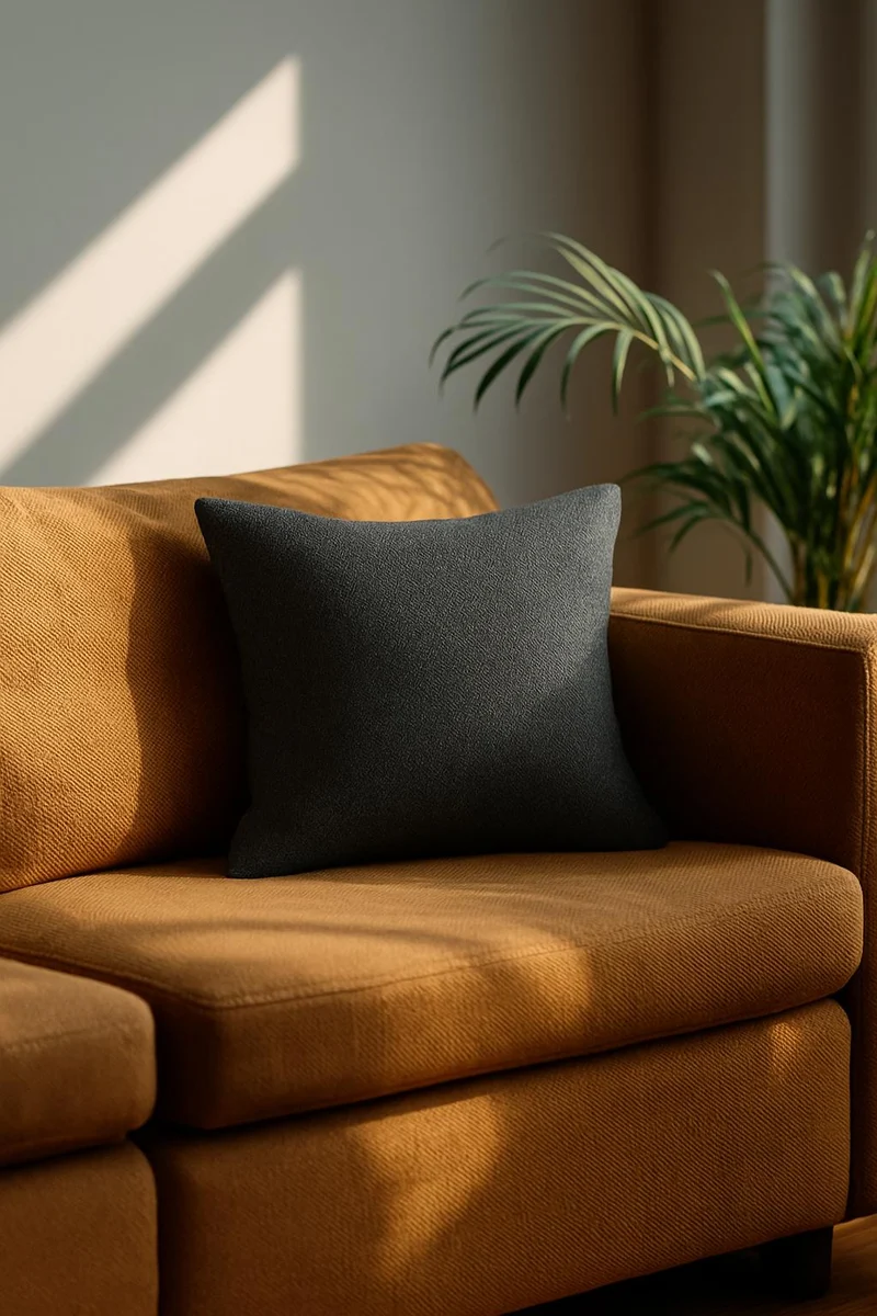 Structure Cushion "Genki" - Dark Grey
