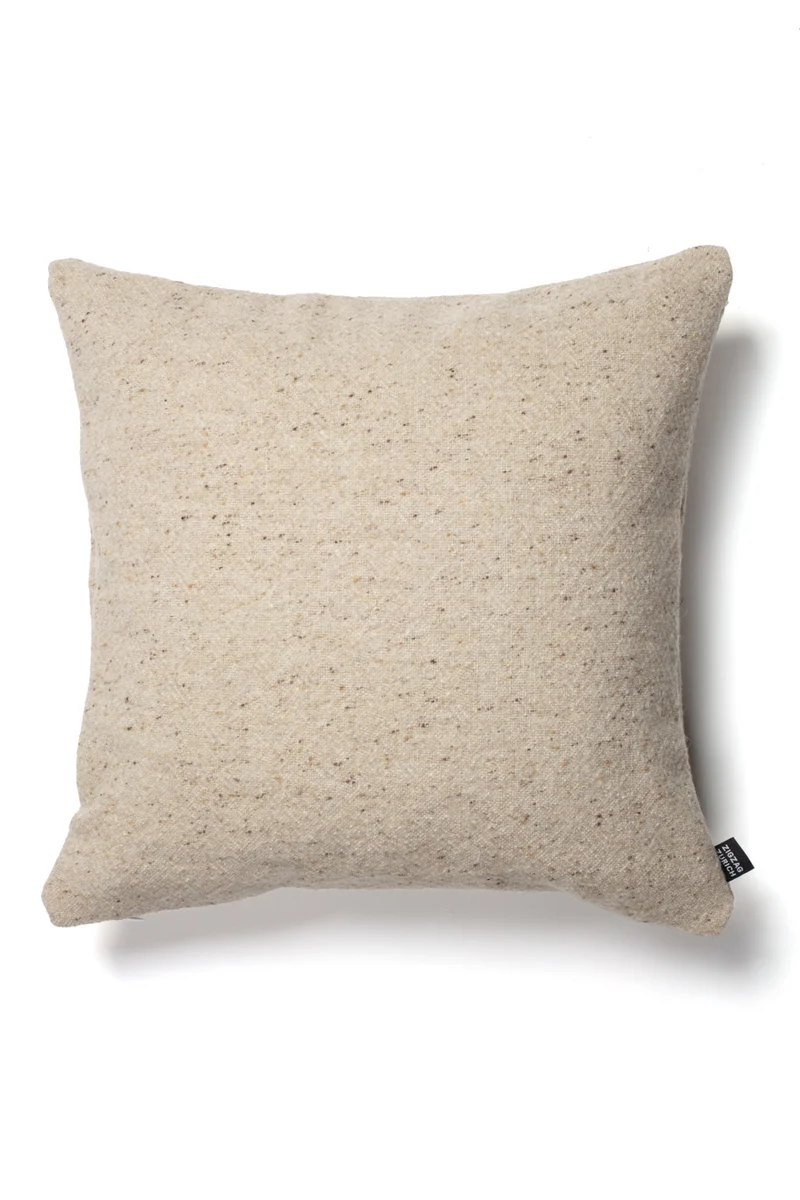 Linen Wool Cushion "Moritz" - Sand