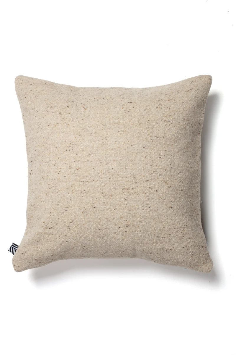 Linen Wool Cushion "Moritz" - Sand