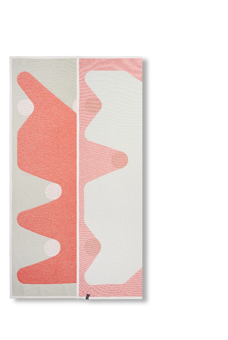 Cotton Blanket “Marble Race” by Federico Angi