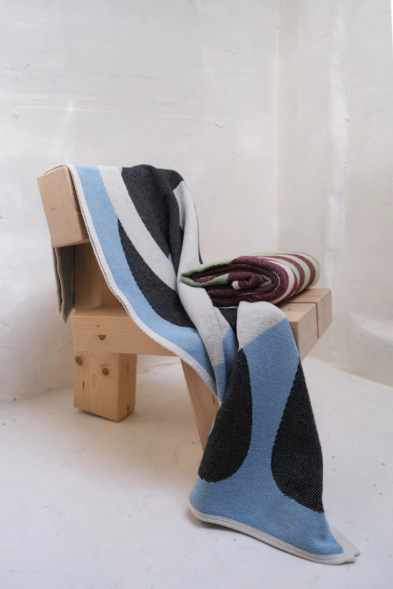 Cotton Blanket “Lupo” by Joël Roth