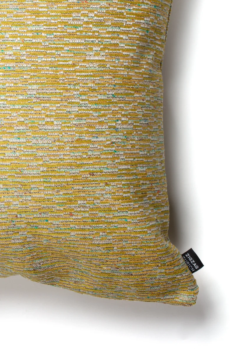 Chenille Cushion "Fossil" - Chamomile