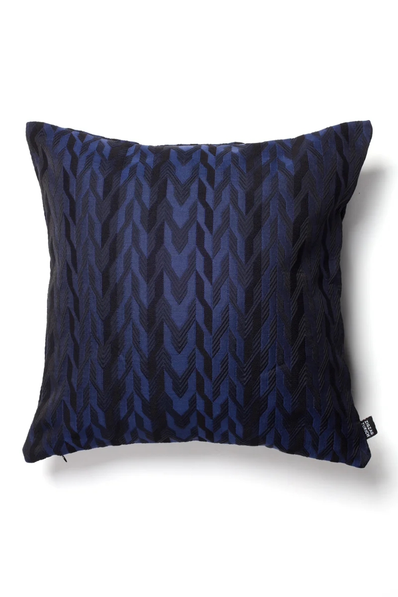 Two Tone Cushion "Zigzagino" - Violet