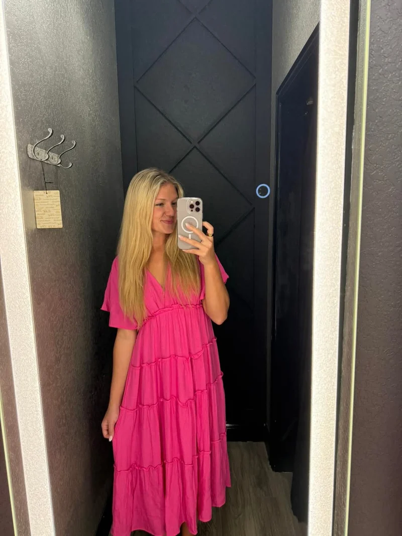 Key West Dress (Hot Pink)