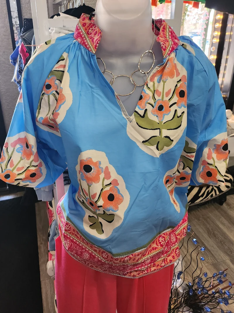 Charleston Blouse (Multi-Color)