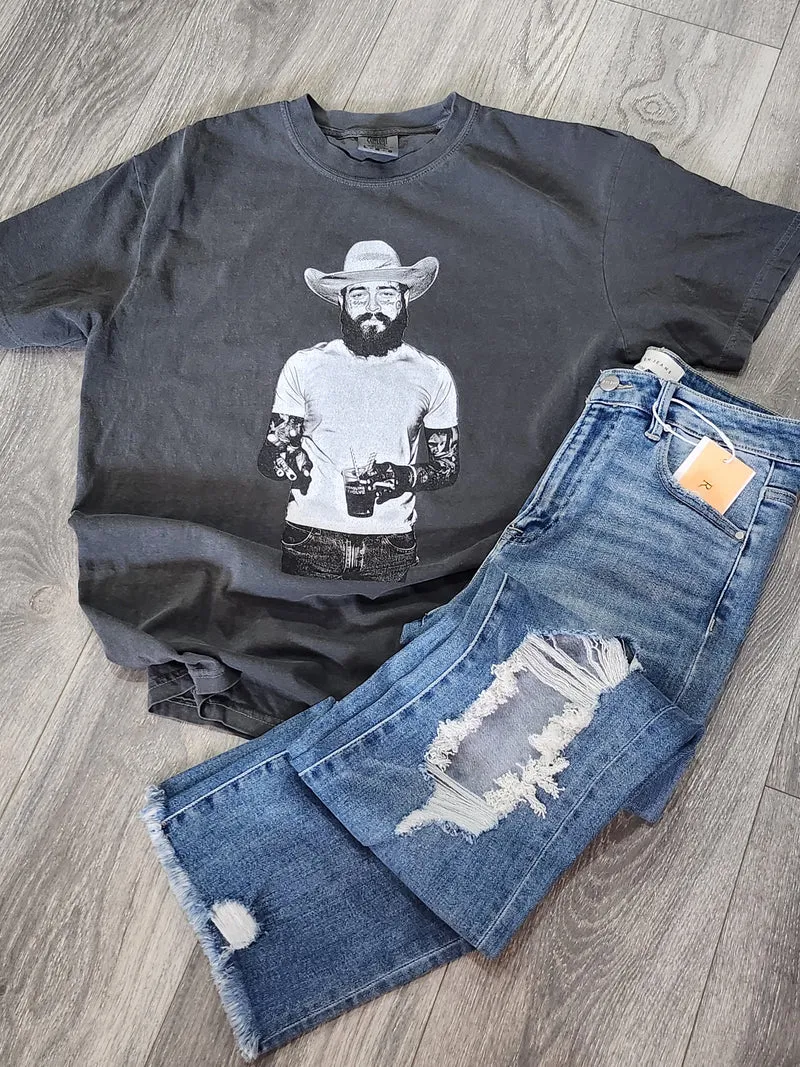 Post Malone Graphic T-Shirt (Pepper)