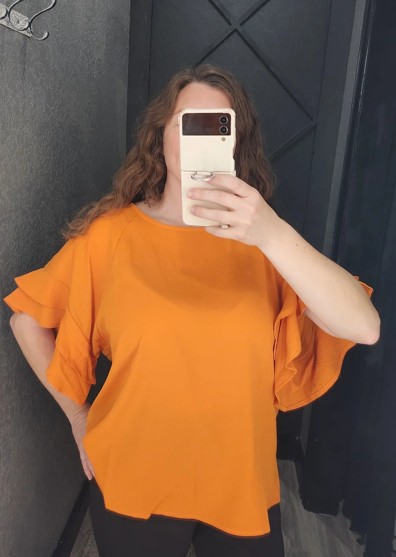 Summershine Blouse (Orange)