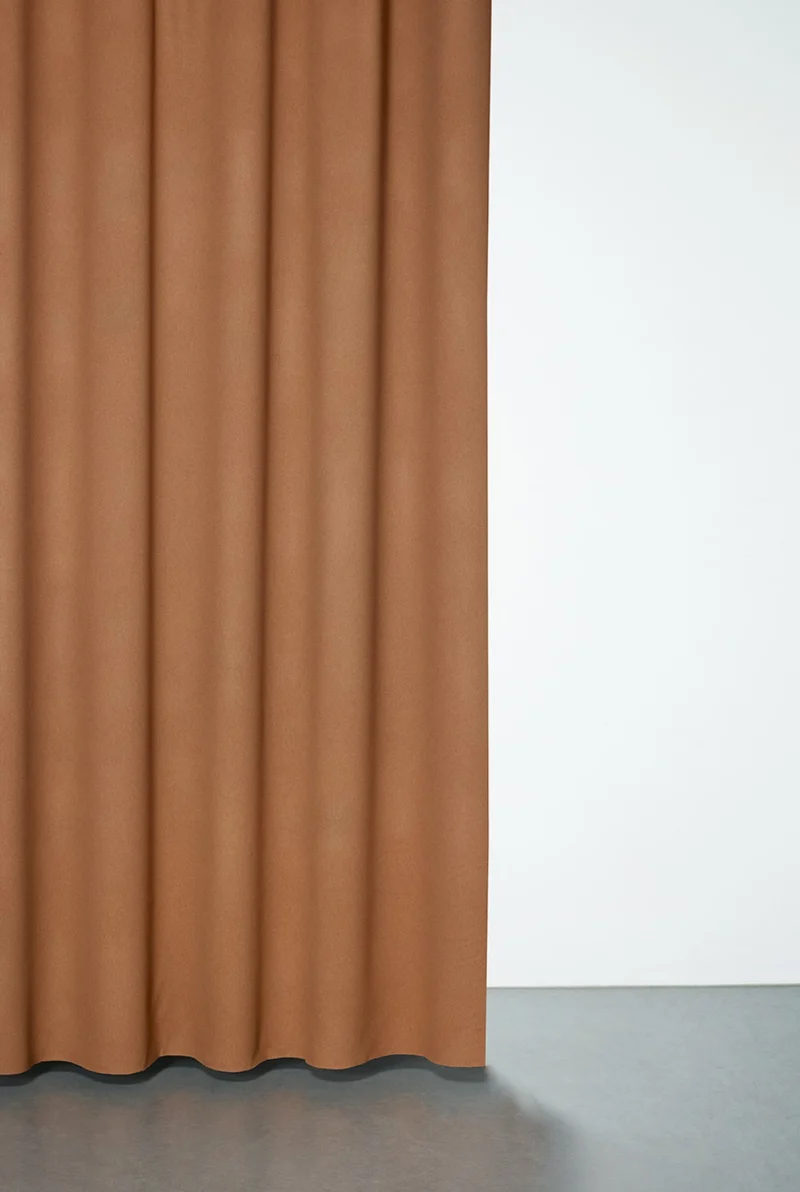 Blackout Curtains “Nightfall” in Terracotta Color