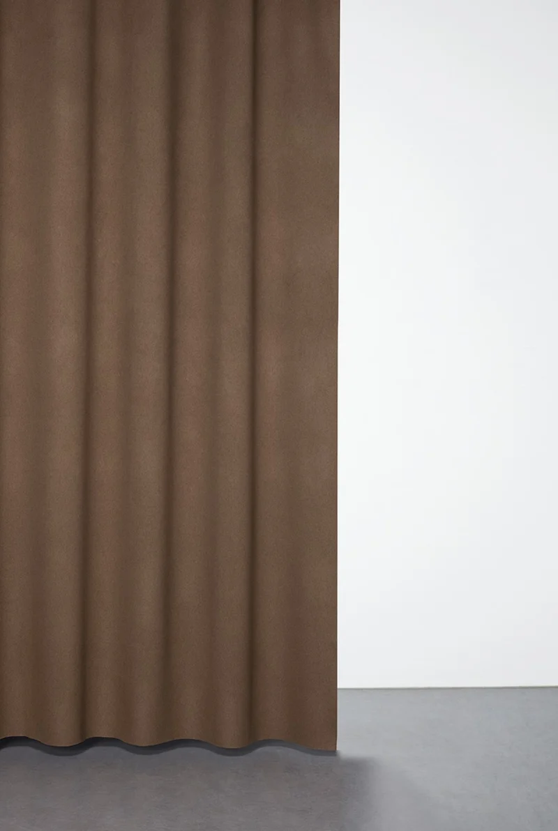 Blackout Curtains “Nightfall” in Dark Brown Color