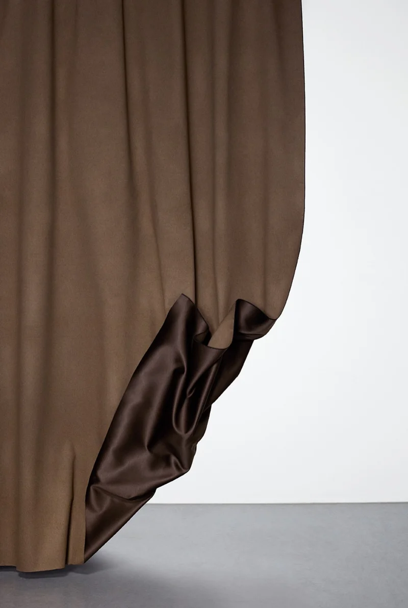 Blackout Curtains “Nightfall” in Dark Brown Color