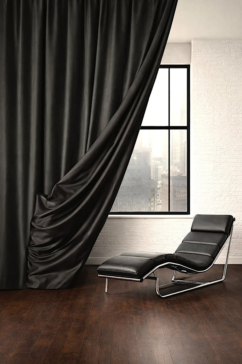 Blackout Curtains “Nightfall” in Anthracite Color