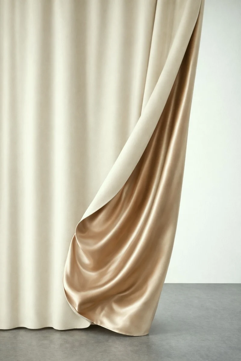 Blackout Curtains “Nightfall” in Beige Color