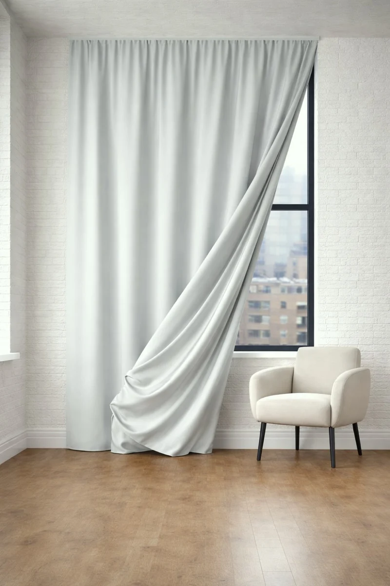 Blackout Curtains “Nightfall” in Chalk Color