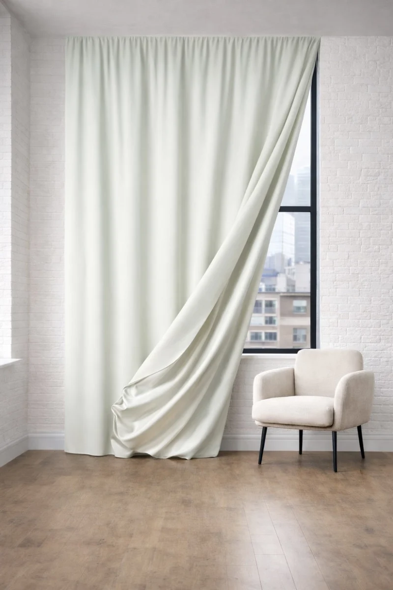 Blackout Curtains “Nightfall” in Ecru Color