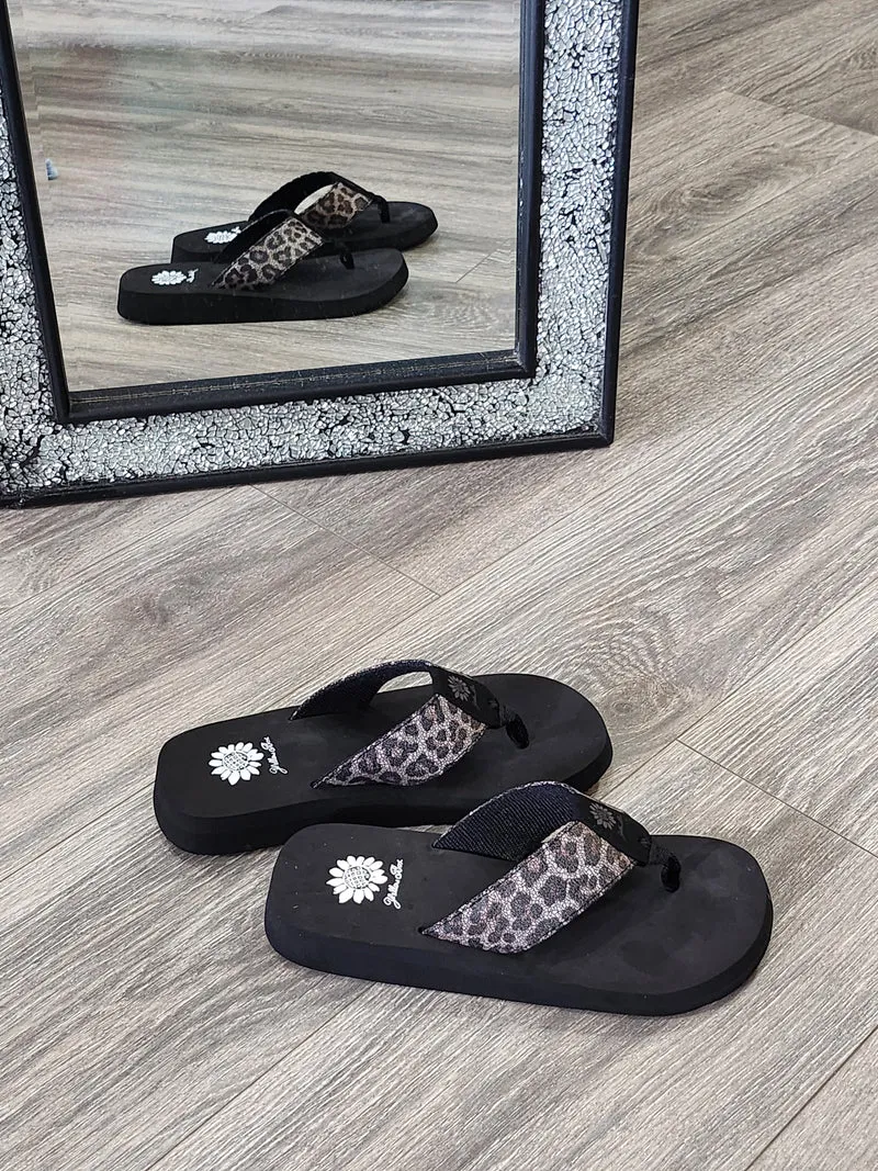 Leopard Flip Flops