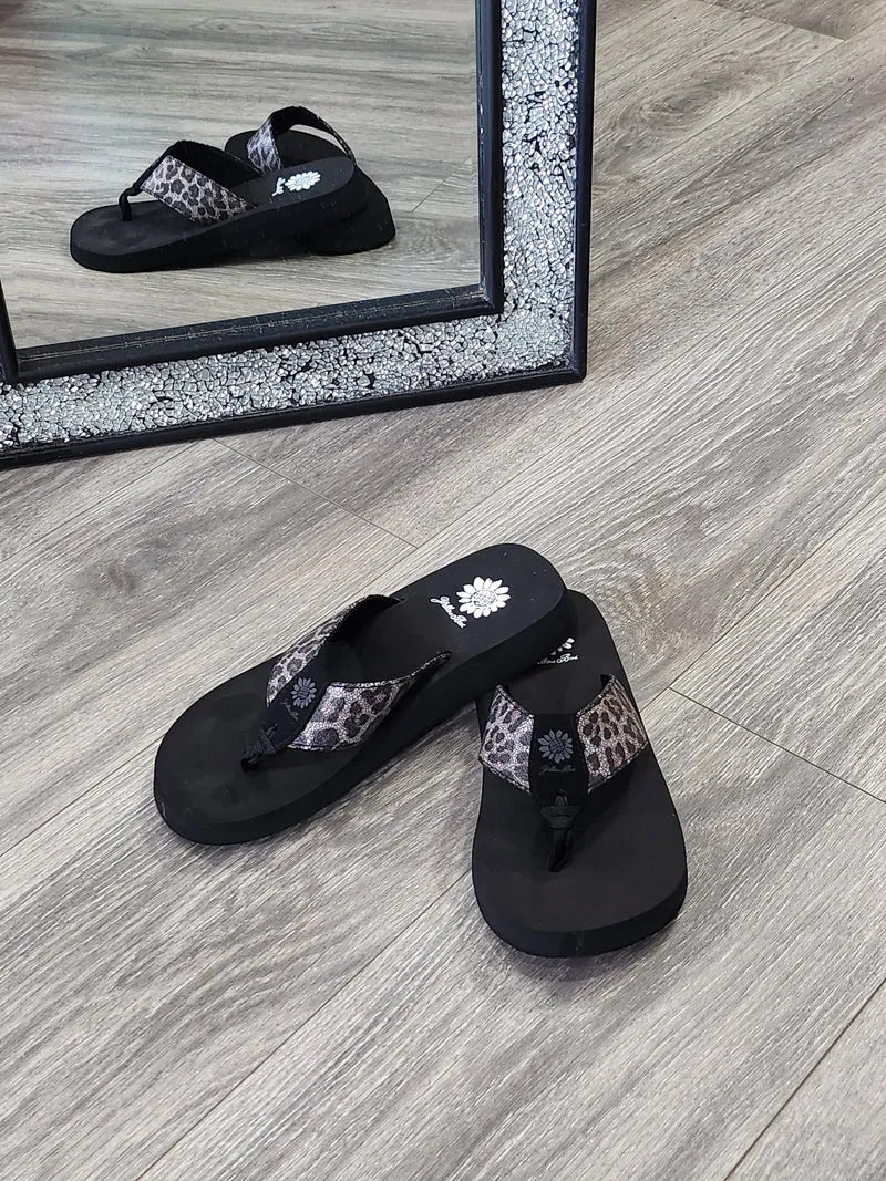 Leopard Flip Flops