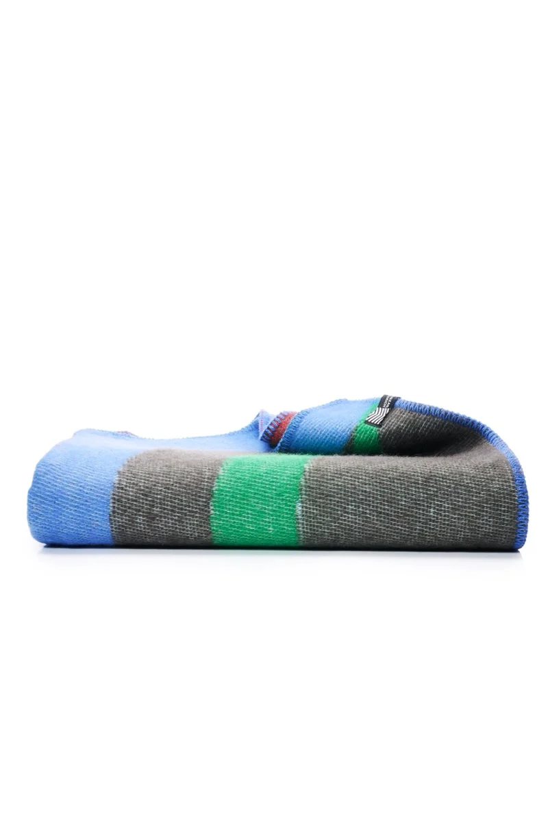 Wool Blanket "Blossom" by Celine Cornu