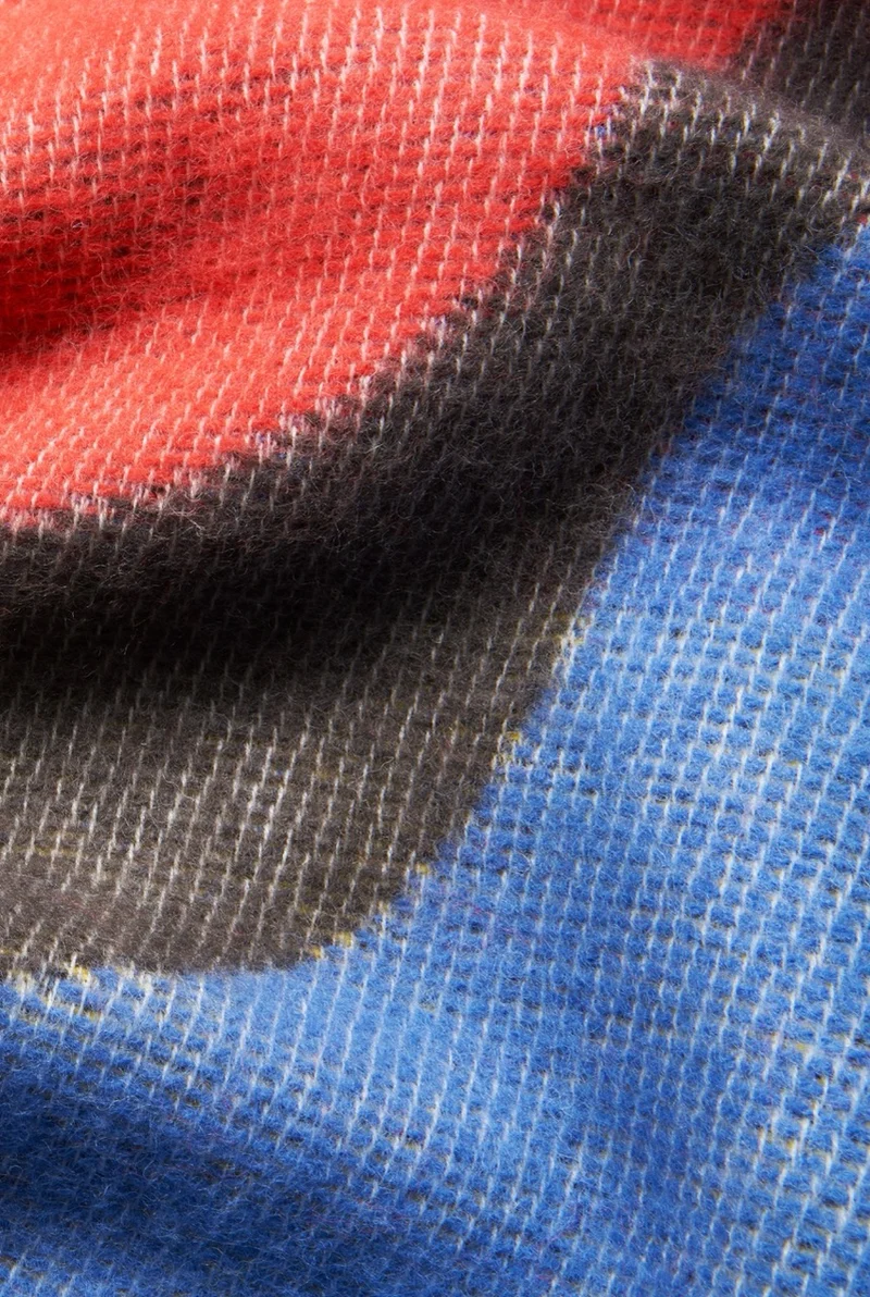 Wool Blanket "Blossom" by Celine Cornu