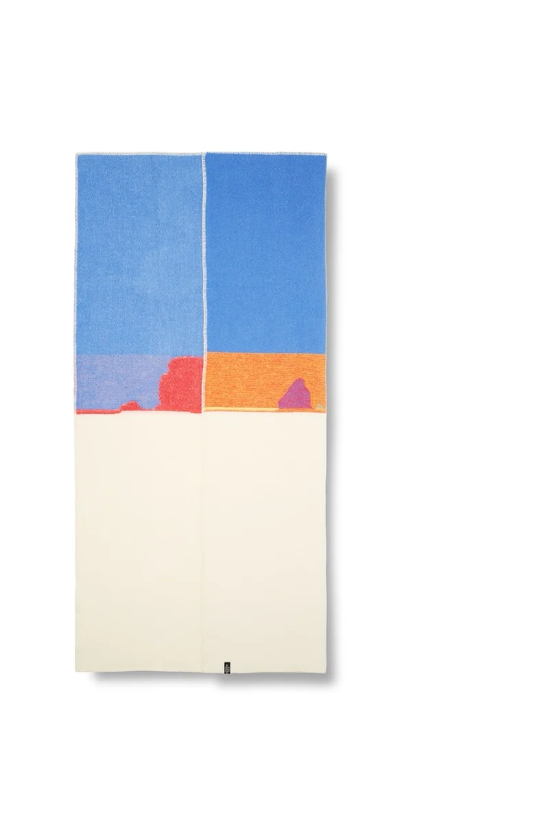 Wool Blanket "Landscape" by Christoffer Joergensen